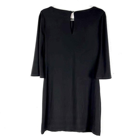 WHITE HOUSE BLACK MARKET | 🖤Beaded Bell Sleeves Mod Shift Dress - Picture 4 of 11